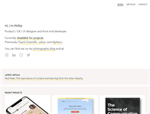 Tablet Screenshot of phillipwong.net
